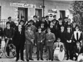 La Banda di Mosson davanti alla Trattoria "Al Pelado" 1965